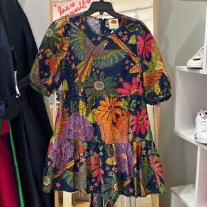 FARM Rio Colorful Floral Mini Dress size s
